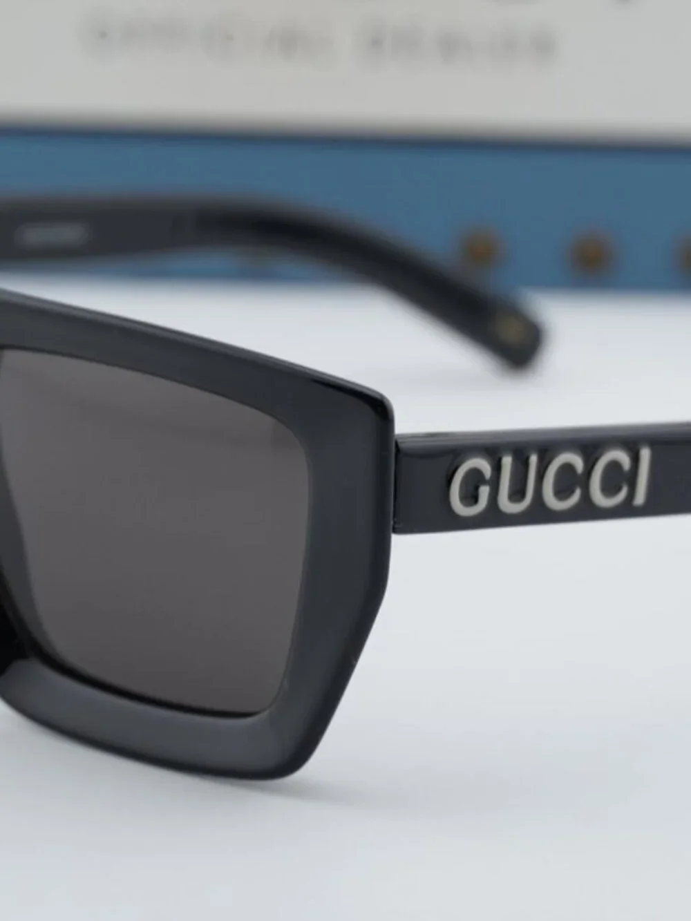 Gucci GG1723S 001 Square Sunglasses - Black / Grey